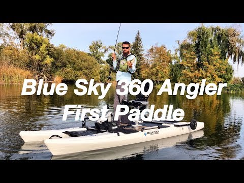 First Bass on the Blue Sky Angler 360