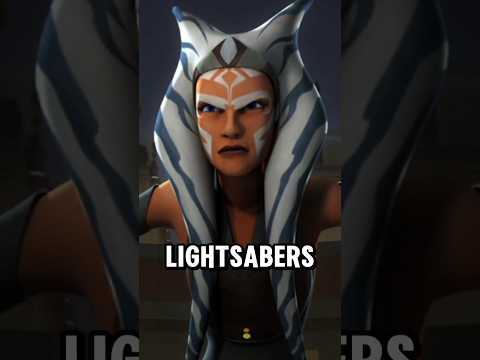 HOW Did Ahsoka Get Her White Lightsabers?! #starwars #shorts