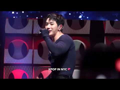 WONHO 원호 Z100 All Access Lounge in NY 2024.12.13:  LOSE + What Would You Do + Open Mind [fancam 직캠]