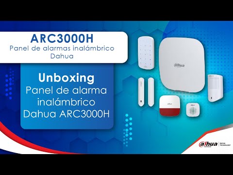 Unboxing Panel de alarma inalámbrico Dahua ARC3000H