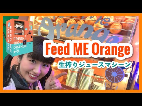 生搾りオレンジジュース Feed Me Orange 初挑戦！