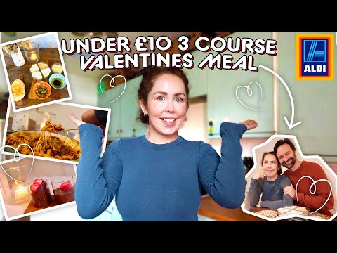 Budget 3 Course Posh Valentines Meal From Aldi UNDER £10!