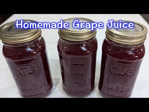 How to Make Concentrated Grape Juice at Home 自制葡萄汁