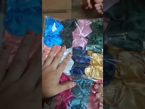 unboxing  video scrunchies meesho🩷🩷🩷🩷