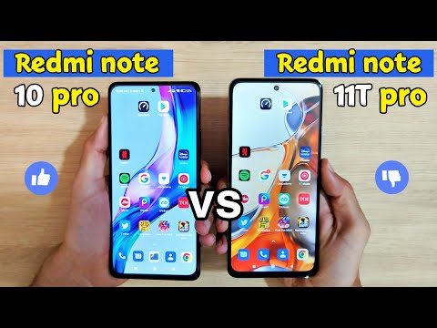 Redmi note 10 pro vs Redmi note 11t pro speed test and comparison