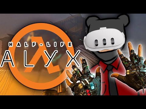 Playing Half-Life: Alyx for the first time!