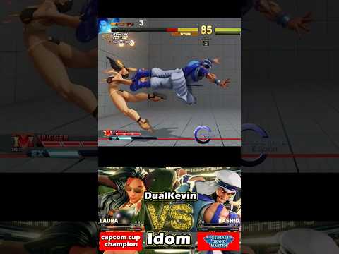 SFV⚡Idom (Laura) VS DualKevin (Rashid) Game Street Fighter V E Sport