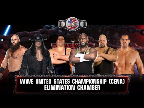 WWE US Championship Match | Elimination Chamber