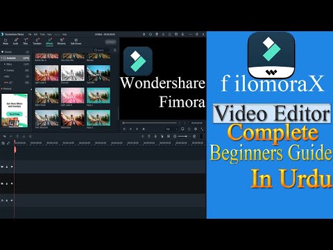 Filmora X Complete Video Editing Tutorial For Beginners | Filmora X | Urdu