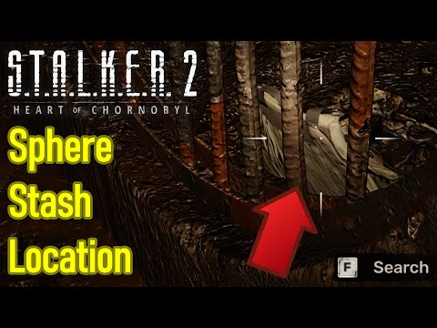 Stalker 2 sphere unpretentious stash location guide, tucked away stash, AK-47 extended mag