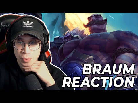 Arcane fan reacts to BRAUM (Voicelines, Skins, & Story) | League of Legends