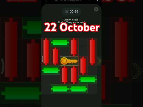 22 October Hamster Kombat Mini Game Puzzle || Mini game key