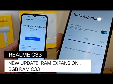 REALME C33 NEW UPDATE| ADD RAM EXPANSION, 8GB RAM C33