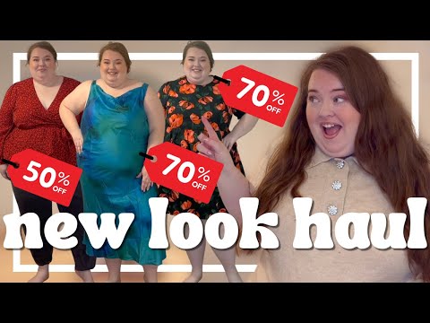 NEW LOOK 70% OFF SALE FINDS | plus size fashion try on haul | 2024