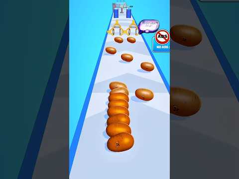 Potato Run Funny Mobile Gameplay 127 | Ranel Gamer #trending #funnygames #shorts