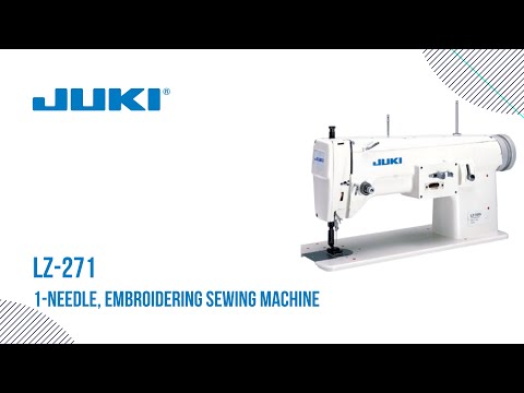 Juki LZ 271 Embroidering Lockstitch Sewing Machine.