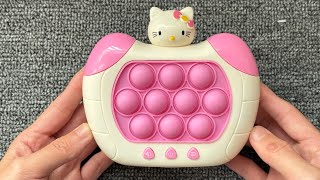 Hello Kitty Pop It Game Unboxing And Review 2024 - Most Satisfying electric game console Fidget Toy