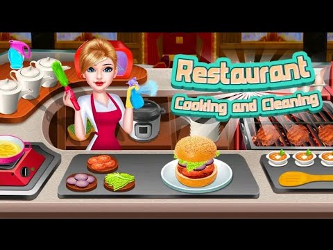 Restaurant Cleaning, Shopping and Cooking Game - Fun Culinary Games