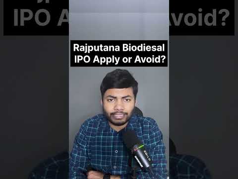 Rajputana Biodiesal IPO Apply or Avoid?🔥| Latest IPO GMP  #ipo  #shortsfeed #ntpcgreenipo