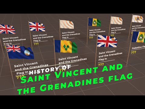 Evolution of Saint Vincent and the Grenadines flag | Flags of the world |