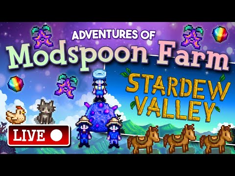 Stardew Valley Co-Op with the Mod Squad!🐮🐔🌼