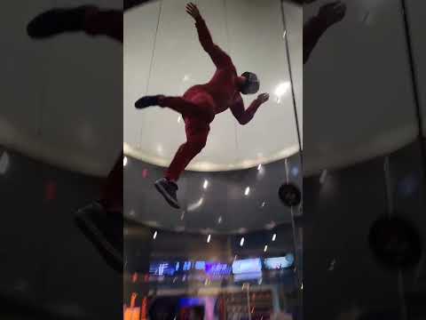 Walking on Walls at iFLY Sacramento