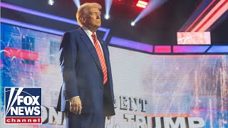 President-elect Donald Trump speaks at Turning Point's AmericaFest 2024