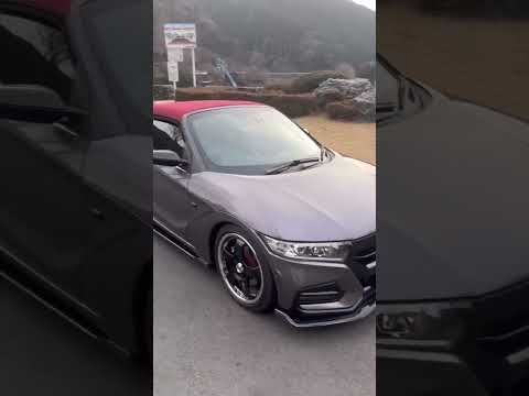 【HONDA S660 ModuloX】シルクブレイズサイドステップ装着【埼玉県 有間ダム】#有間ダム #s660