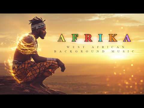 AFRIKA | Beautiful West African Music | Deep Ambient Background Music | Djembe & Balafon Music