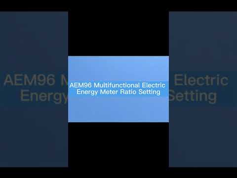 Acrel Electric | Ratio Setting of AEM96 Multifunction Energy Meter