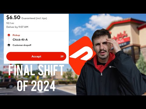 My FINAL DoorDash Shift Of 2024 And I Made $_____