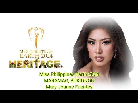 Mary Joanne Capuyan Fuentes Miss Philippines Earth 2024 Maramag, Bukidnon #missphilippinesearth2024