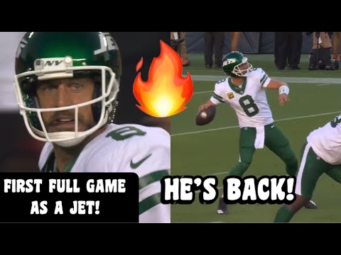 Aaron Rodgers 2024 Jets *DEBUT 🔥 EVERY THROW! Aaron Rodgers Vs 49ers | 49ers Vs Jets 2024 highlights