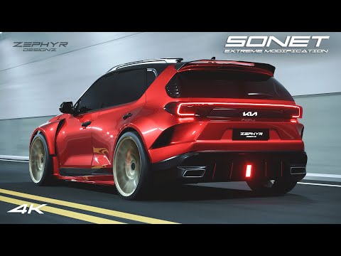 KIA SONET EXTREME MODIFICATION Concept by Zephyr Designz | 4K