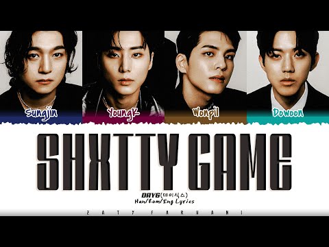 DAY6 (데이식스 - 'Shxtty Game' (망겜) Lyrics [Color Coded_Han_Rom_Eng]