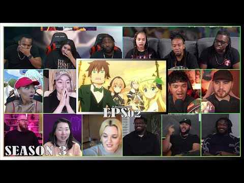 Konosuba Season 3 Episode 2 Reaction Mashup