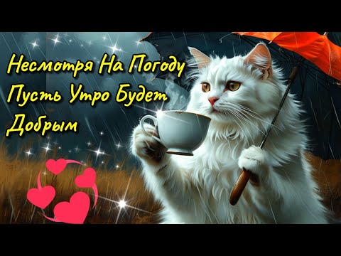 🌞☕Самого доброго осеннего  утра!🍁Благословенного дня!🌞Красивая музыкальная открытка🍁