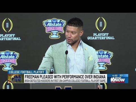 Marcus Freeman pleased with Notre Dame's win over Indiana