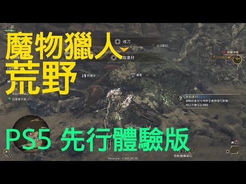 魔物獵人荒野之PS5先行體驗版