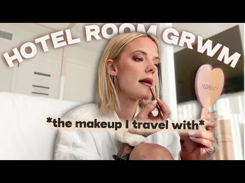 MAKEUP I WONT LEAVE HOME WITHOUT a full face grwm in my hotel room