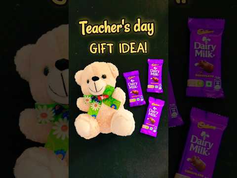 Teacher's day gift hamper 🤓💜 teachers day gift idea 🙂 #shorts