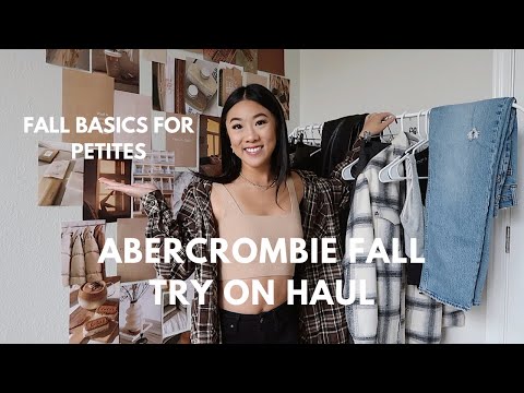 Abercrombie Fall Try On Haul👖🍂 | For Petites | Marisa Kay