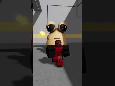 DEADPOOL BYE BYE BYE escape POU BARRY'S PRISON RUN #roblox #shorts