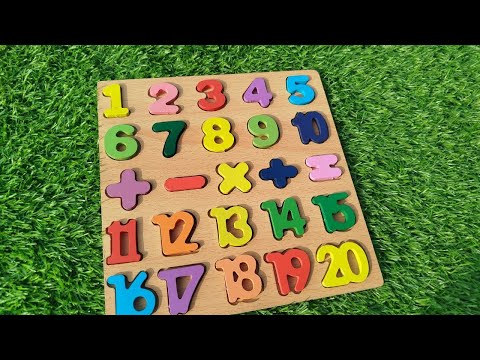 Learn Numbers 1-20 12345, Number Puzzle Activity, 123 counting numbers, Educational Videos for kids