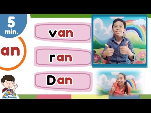 CVC Words | "an" Word Family | Short Vowel a | Reading Phonics for Kids