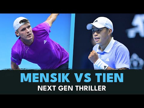 Rollercoaster Jakub Mensik vs Learner Tien Battle! | Next Gen ATP Finals 2024 Highlights