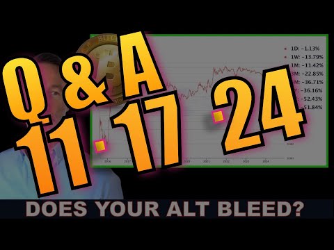 Q&A - BITCOIN V. ALTCOIN BLEEDS. BTC & VOTING. DOGE TO GO HIGHER.