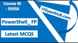 55956 Course PowerShell Q&A #tcsnqt2024  #quiz