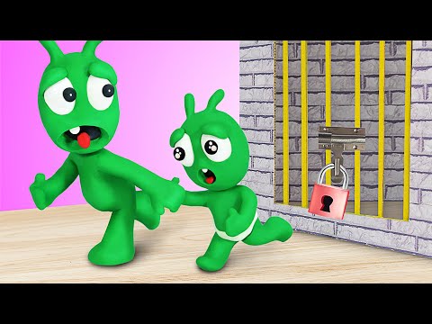 Pea Pea Helps Brother Get Out of Escape Room -  Pea Pea World - Cartoon for kids