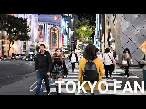 皇居・銀座散歩 |【4K】 Night Walking Imperial Palace and Ginza Tokyo Japan (Oct. 2024)